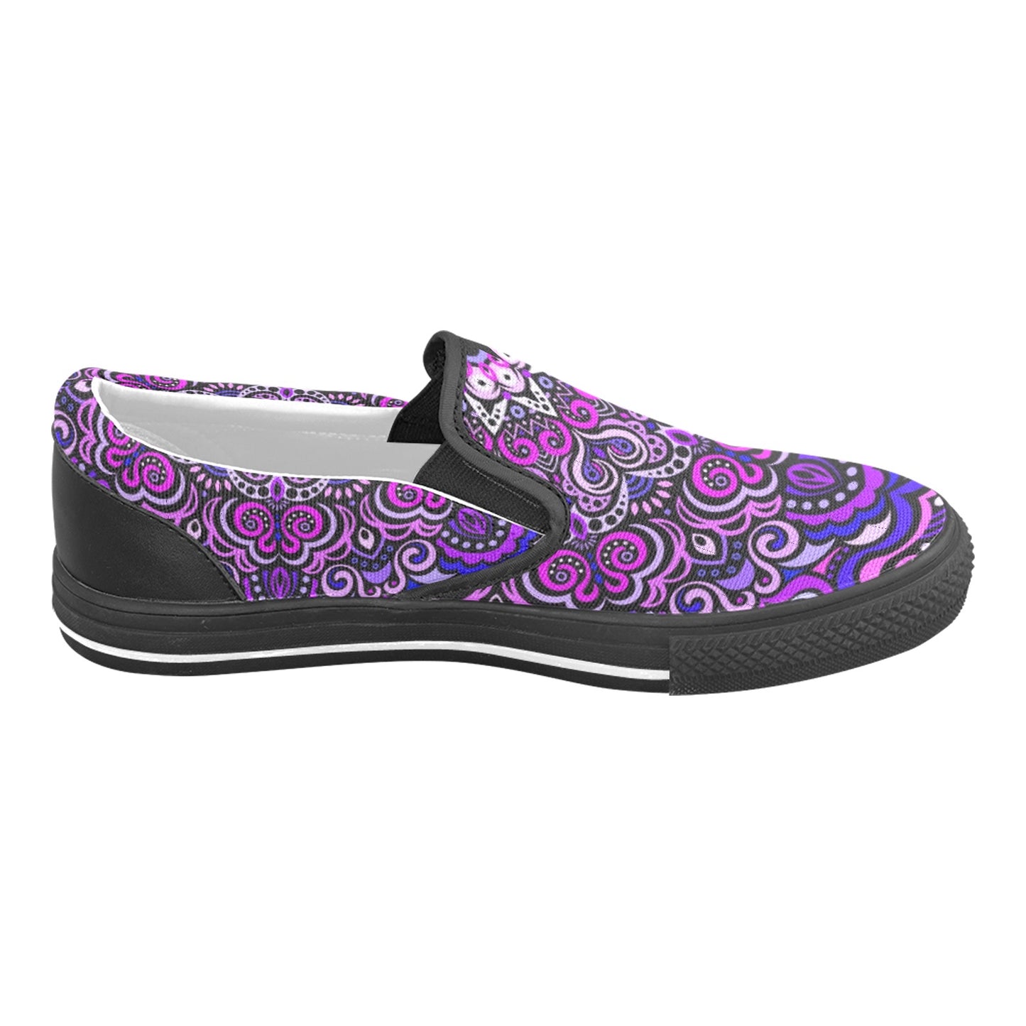 Eternity Mandala Slip-On Canvas Kid’s Shoes