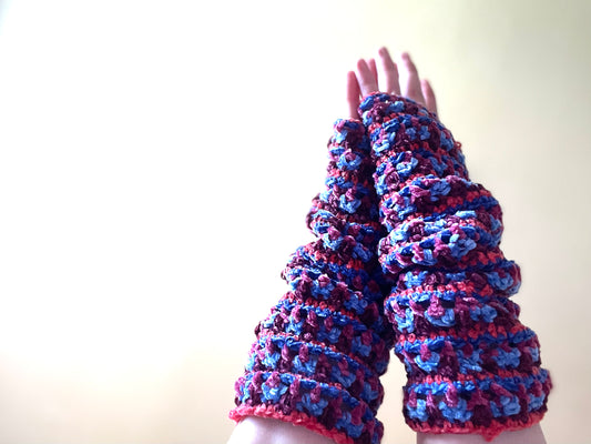 Kit: Carnival Fingerless Mittens